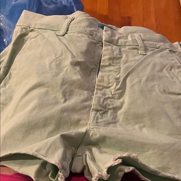 Mother High Rise Raw Hem Denim Colorful Jean Shorts - Picture 1 of 1